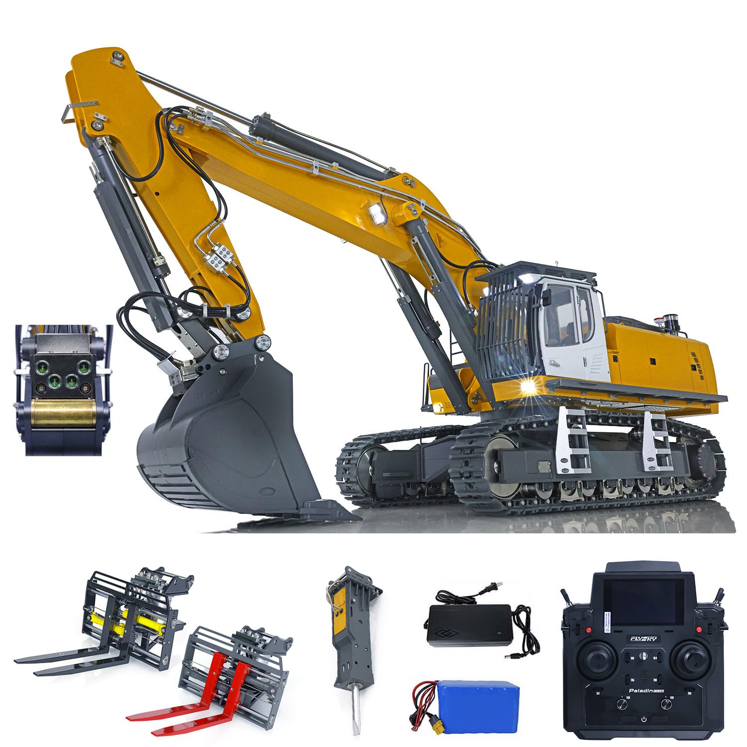 Amazon.co.jp: wheelfun KABOLITE 1/14 ラジコン 油圧ショベル K970